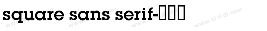 square sans serif字体转换 square sans serif字体转换